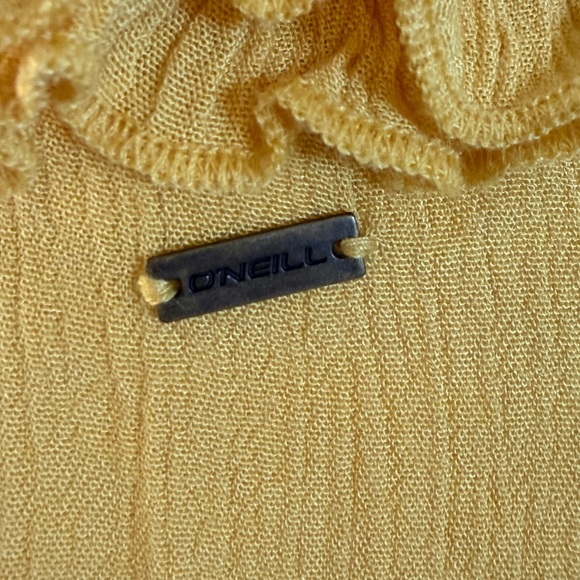 O’Neill Mustard Yellow Long Sleeve Blouse - Picture 5 of 6